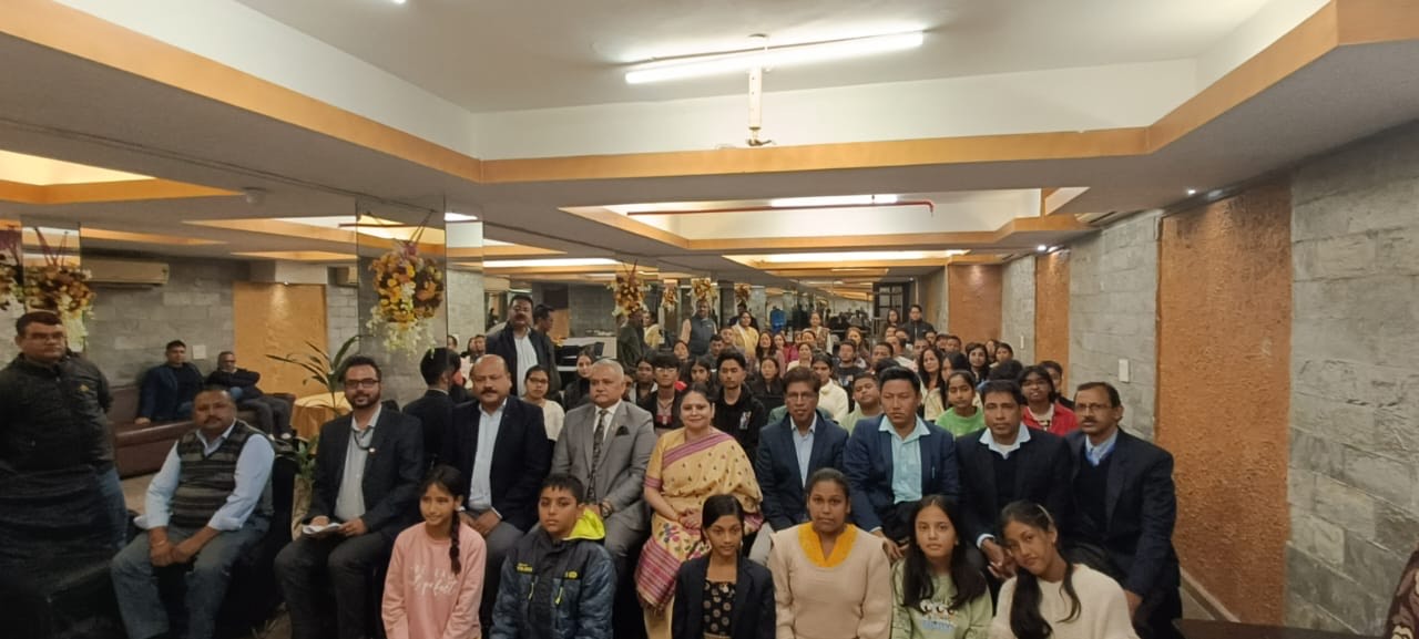 Director (Personnel), NEEPCO interacted with the children competing for the National Level Painting Competition on Energy Conservation-2023