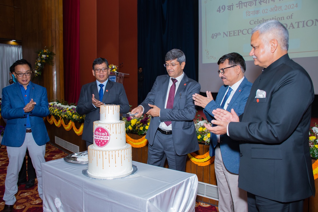 The entire NEEPCO family celebrate its 49th Foundation Day on 2nd April, 2024