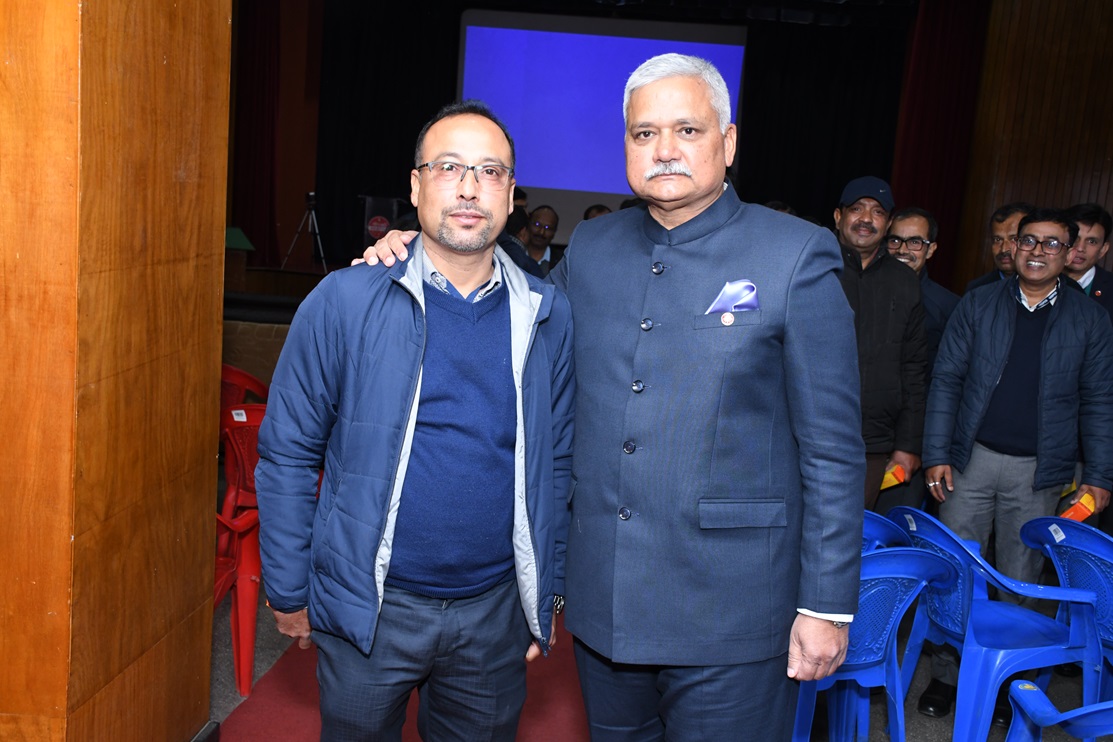 On the occasion of New Year, Director (Personnel) addressed the employees of NEEPCO