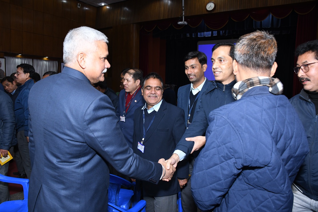 On the occasion of New Year, Director (Personnel) addressed the employees of NEEPCO