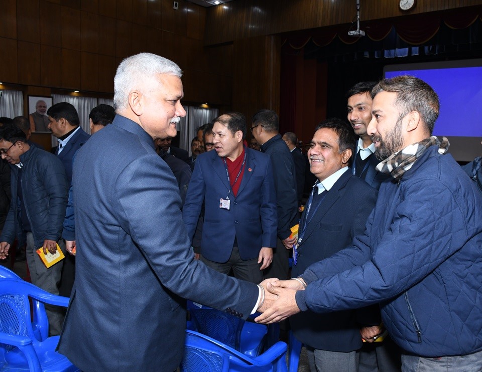 On the occasion of New Year, Director (Personnel) addressed the employees of NEEPCO