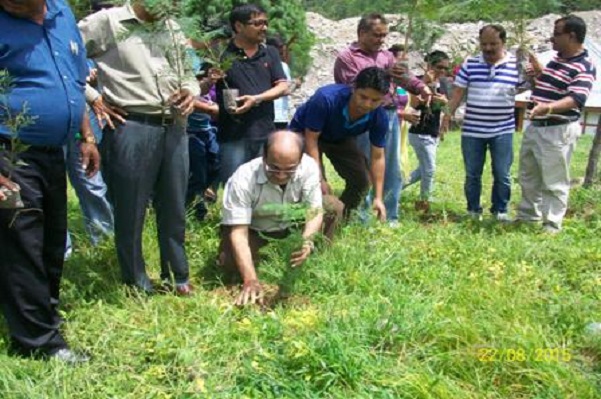 22.08.2015 को बीडीसी कॉम्प्लेक्स में वृक्षारोपण कार्यक्रम