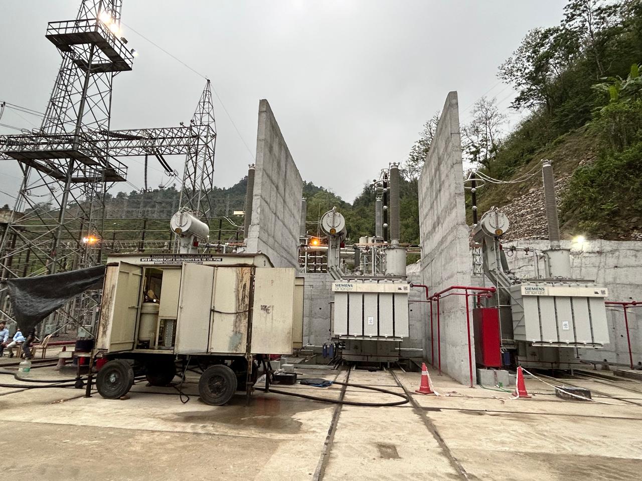The 400kV, 3x26.667 MVAR Bus Reactor with GIS Bay has been charged and put into service 2024 at Panyor Lower HPS from 14:21Hrs of 16-04-2024