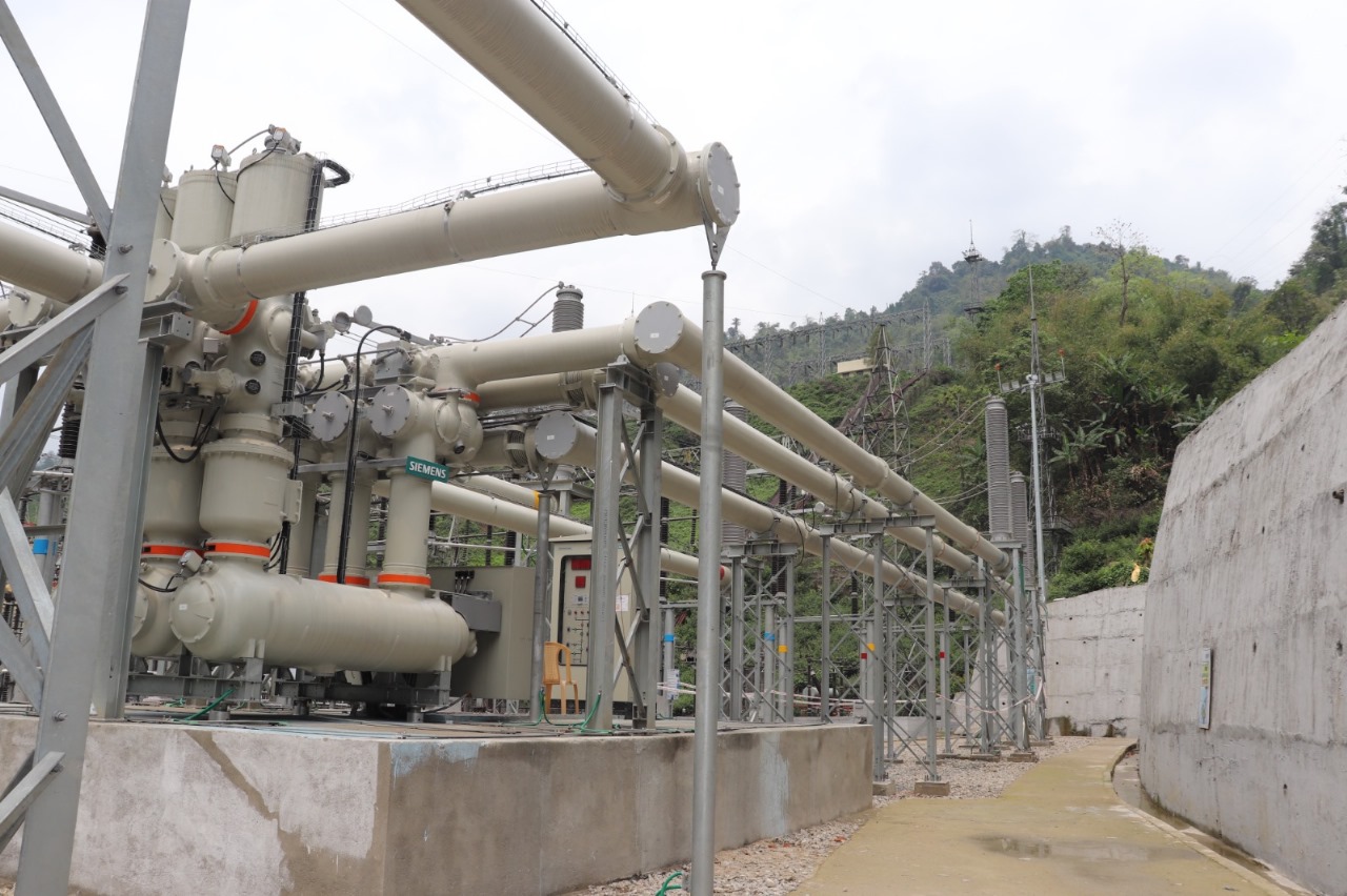 The 400kV, 3x26.667 MVAR Bus Reactor with GIS Bay has been charged and put into service 2024 at Panyor Lower HPS from 14:21Hrs of 16-04-2024