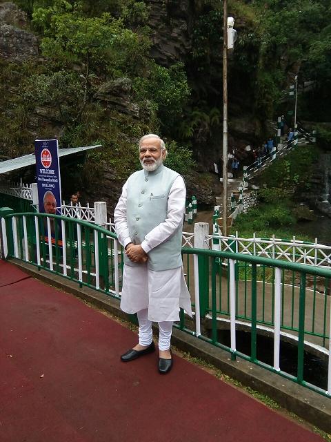Hon'ble PM's visit to Elephant Falls,Meghalaya on 28th May 2016