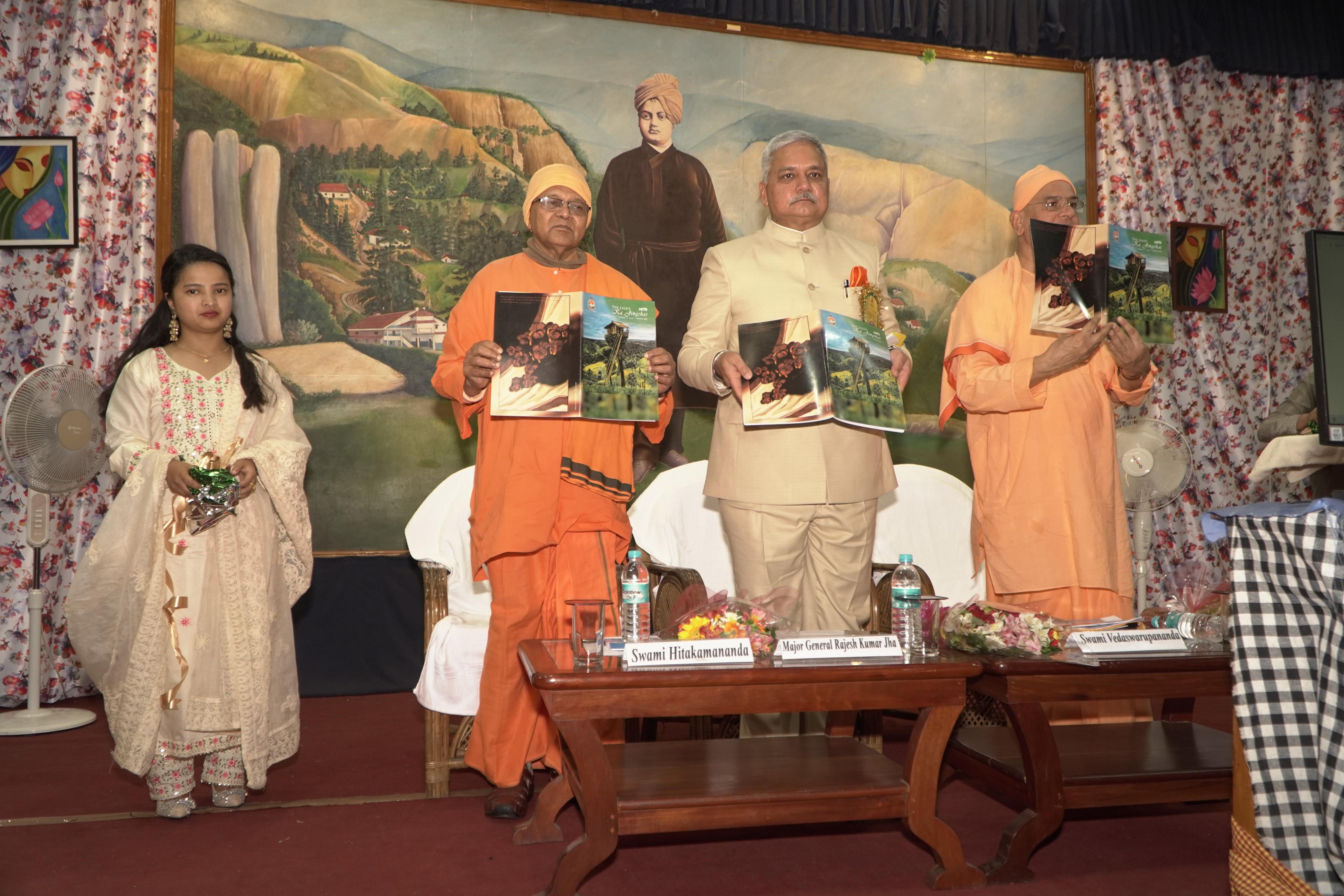 The Foundation Day commemorating 123rd Anniversary of Swami Vivekananda’s visit to Shillong, was held at Ramakrishna Mission Vivekananda Cultural Centre, Shillong on 27th April 2024