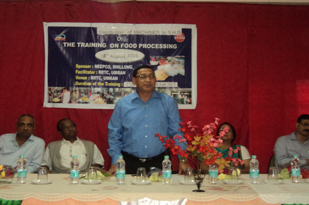 Shri U Moral, the Director(Technical),NEEPCO, during his speech