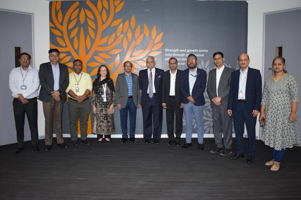 Glimpses of the visit of Director (Personnel) along with senior officials to the Regional HQ of Yash Technology, Pune on 31.01.2024