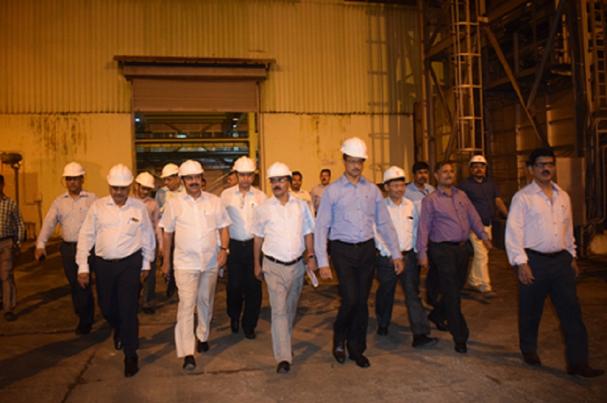 Visit of Shri D.V. Sadananda Gowda, the Hon’ble Union Minister for Statistics and Programme Implementation to AGTCCPP, NEEPCO on 14th September 2017