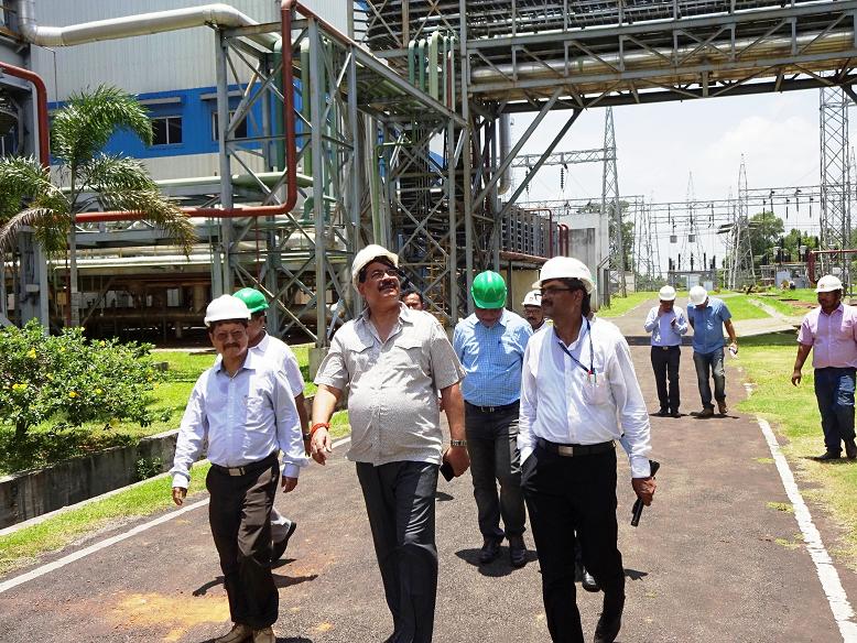 Shri D. K. Verma, Chief Vigilance Officer at Power House premises, AGTCCPP during his visit to AGTCCPP, NEEPCO Ltd. on 22nd June, 2019