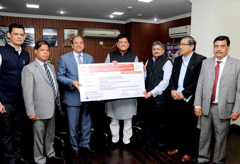 NEEPCO pays interim dividend to Govt. of India